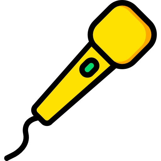 マイクロフォン Basic Miscellany Yellow icon