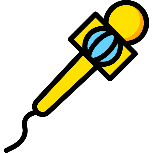 Microphone Basic Miscellany Yellow icon