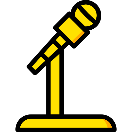mikrofon Basic Miscellany Yellow ikona
