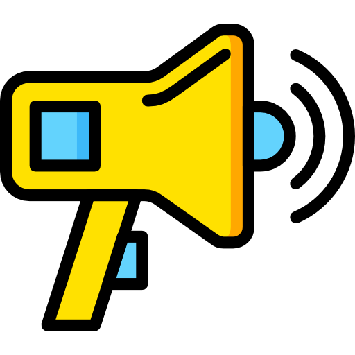 megáfono Basic Miscellany Yellow icono