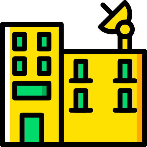 건물 Basic Miscellany Yellow icon