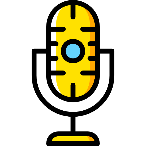 Microphone Basic Miscellany Yellow icon