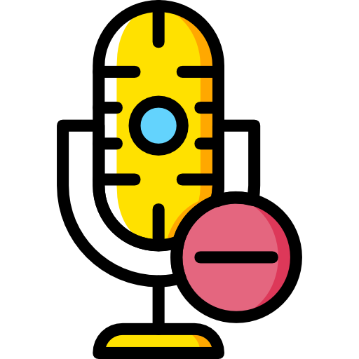 mikrofon Basic Miscellany Yellow icon