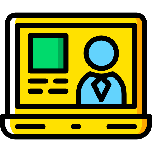 laptop Basic Miscellany Yellow ikona