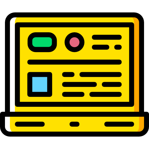 노트북 Basic Miscellany Yellow icon
