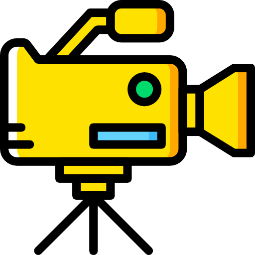 camara de video Basic Miscellany Yellow icono