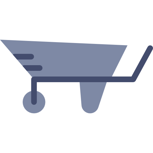 Wheelbarrow Basic Miscellany Flat icon