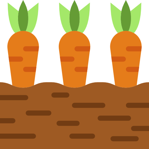 Carrots Basic Miscellany Flat icon