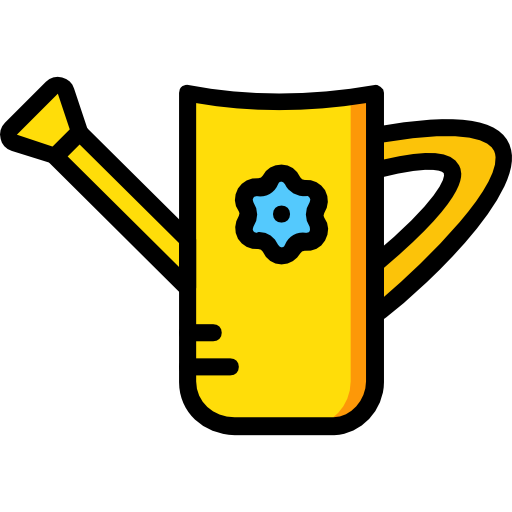 Watering can Basic Miscellany Yellow icon