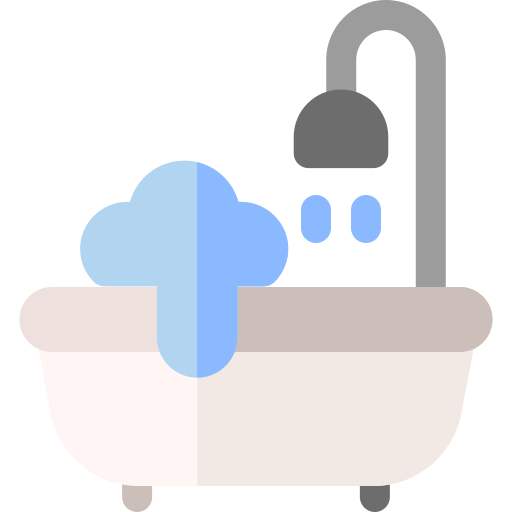 bañera Basic Rounded Flat icono