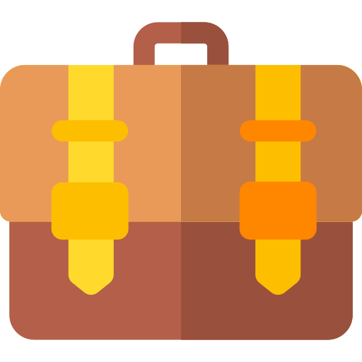 Suitcase Basic Rounded Flat icon