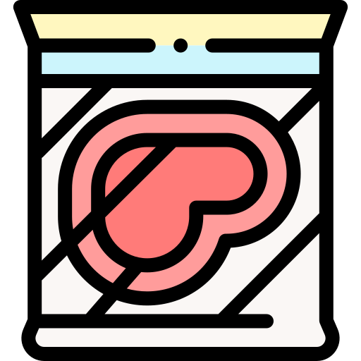 肉 Detailed Rounded Lineal color icon