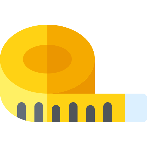 測定 Basic Rounded Flat icon