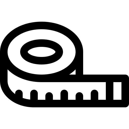 Measurement Basic Rounded Lineal icon