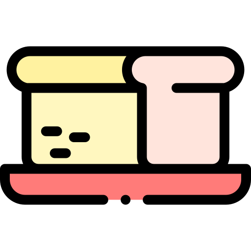 パン Detailed Rounded Lineal color icon