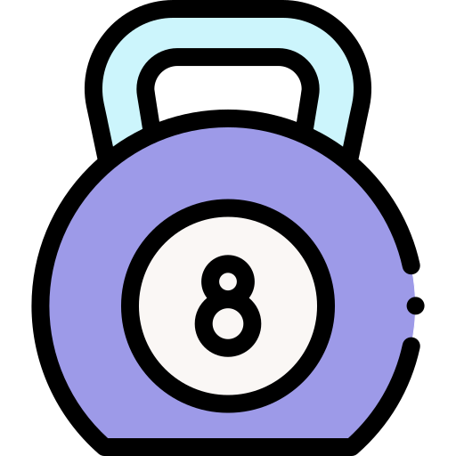 Weight Detailed Rounded Lineal color icon