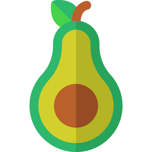 Авокадо Basic Rounded Flat иконка