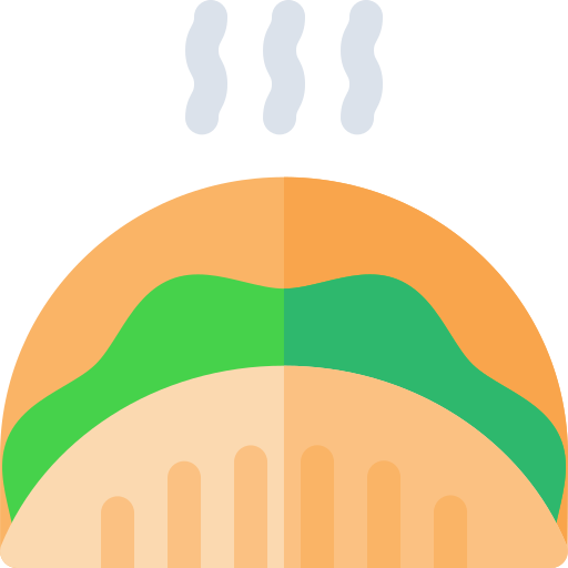 burrito Basic Rounded Flat icona