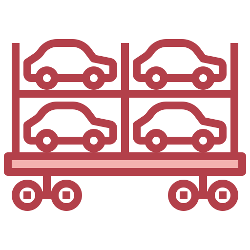 logistik lieferung Surang Red icon