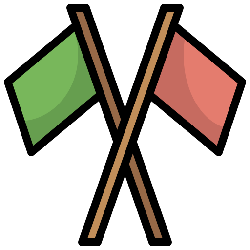 bandiera Surang Lineal Color icona