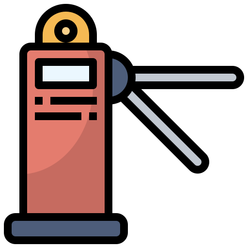 Turnstiles Surang Lineal Color icon