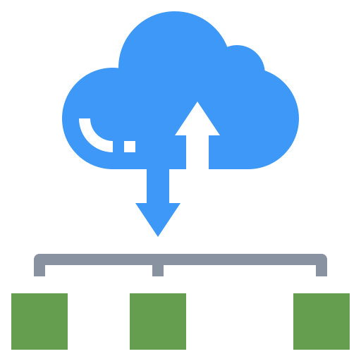 Cloud storage Surang Flat icon