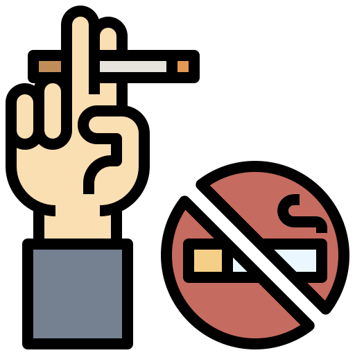 hör auf zu rauchen Surang Lineal Color icon