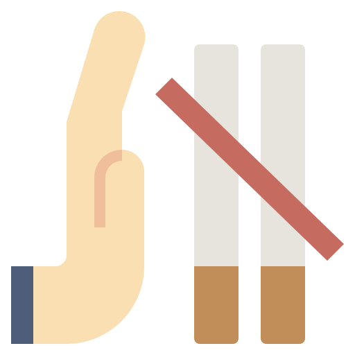 Quit smoking Surang Flat icon