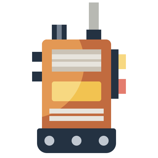 Walkie talkies Surang Flat icon