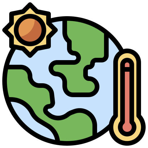 Global warming Surang Lineal Color icon