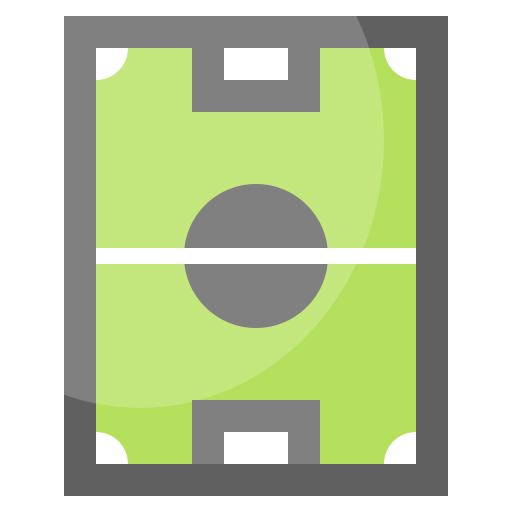 Soccer field Surang Flat icon