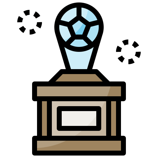 Trophy Surang Lineal Color icon