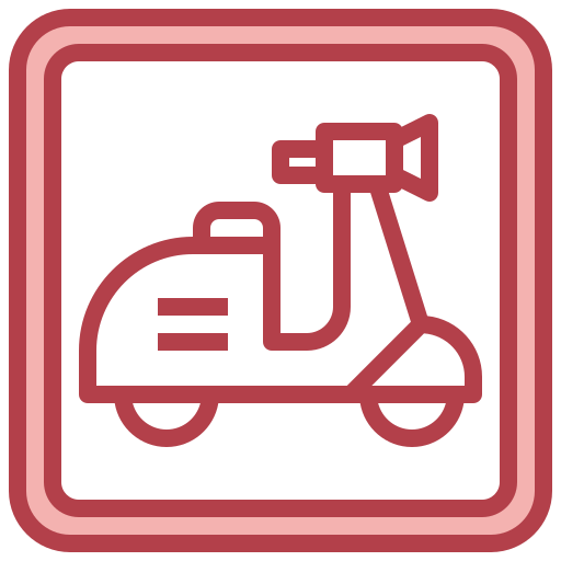 オートバイ Surang Red icon