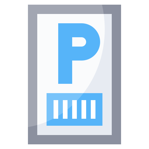 boleto de estacionamiento Surang Flat icono