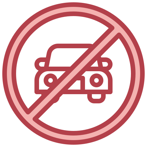 stationnement interdit Surang Red Icône