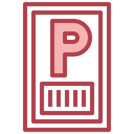 boleto de estacionamiento Surang Red icono