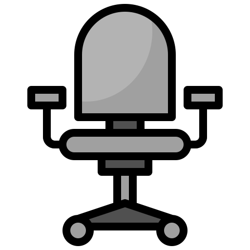 silla de oficina Surang Lineal Color icono