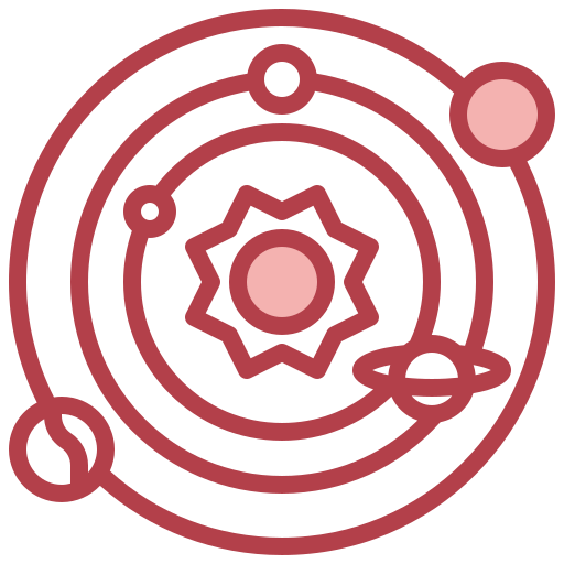 Solar system Surang Red icon