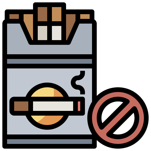 no fumar Surang Lineal Color icono