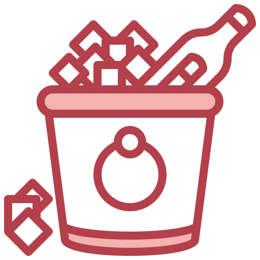Ice bucket Surang Red icon