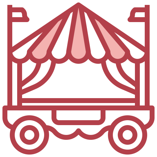 Circus tent Surang Red icon