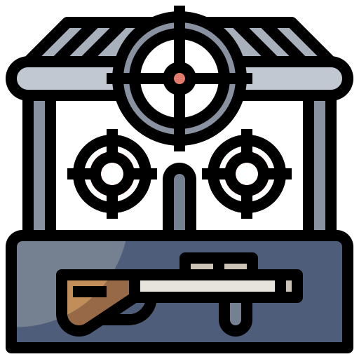 사격장 Surang Lineal Color icon