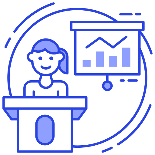 Business presentation Generic Blue icon