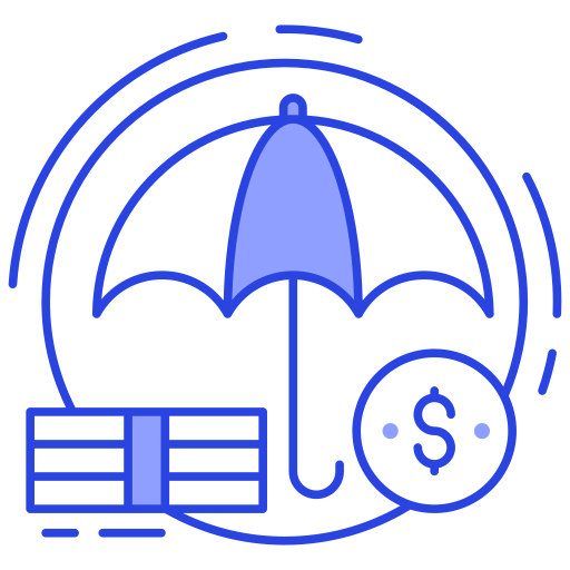 investmentversicherung Generic Blue icon