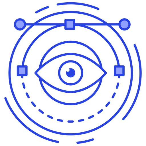 視覚化 Generic Blue icon