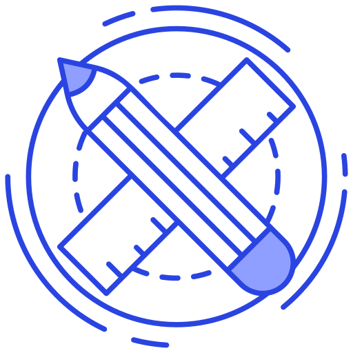Drawing tool Generic Blue icon