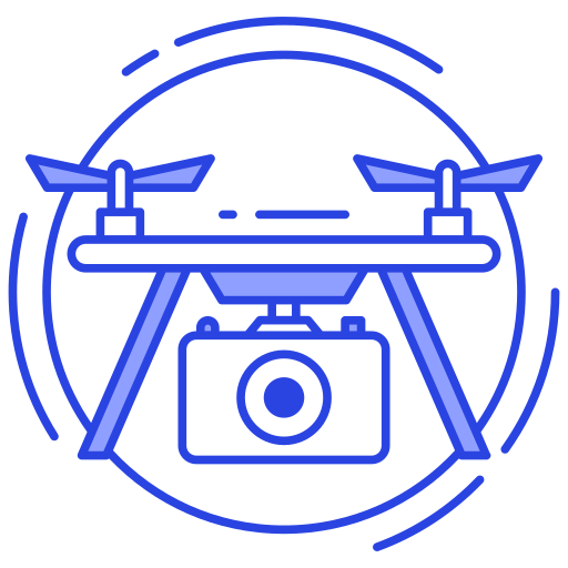 drone de cámara Generic Blue icono