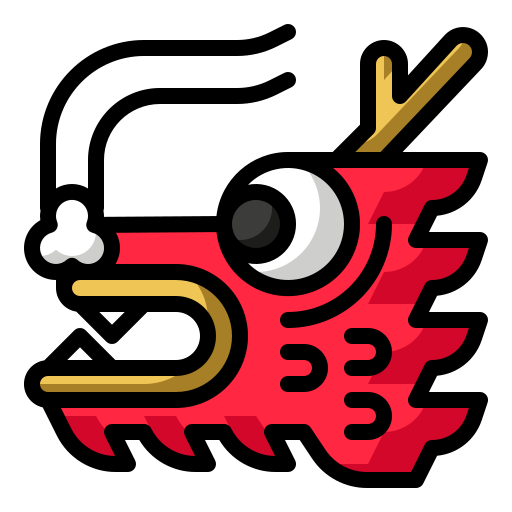 Dragon Generic Outline Color icon