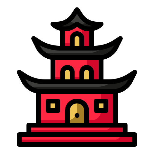 tempio Generic Outline Color icona
