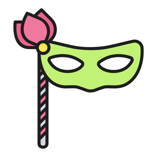カーニバルマスク Generic Outline Color icon